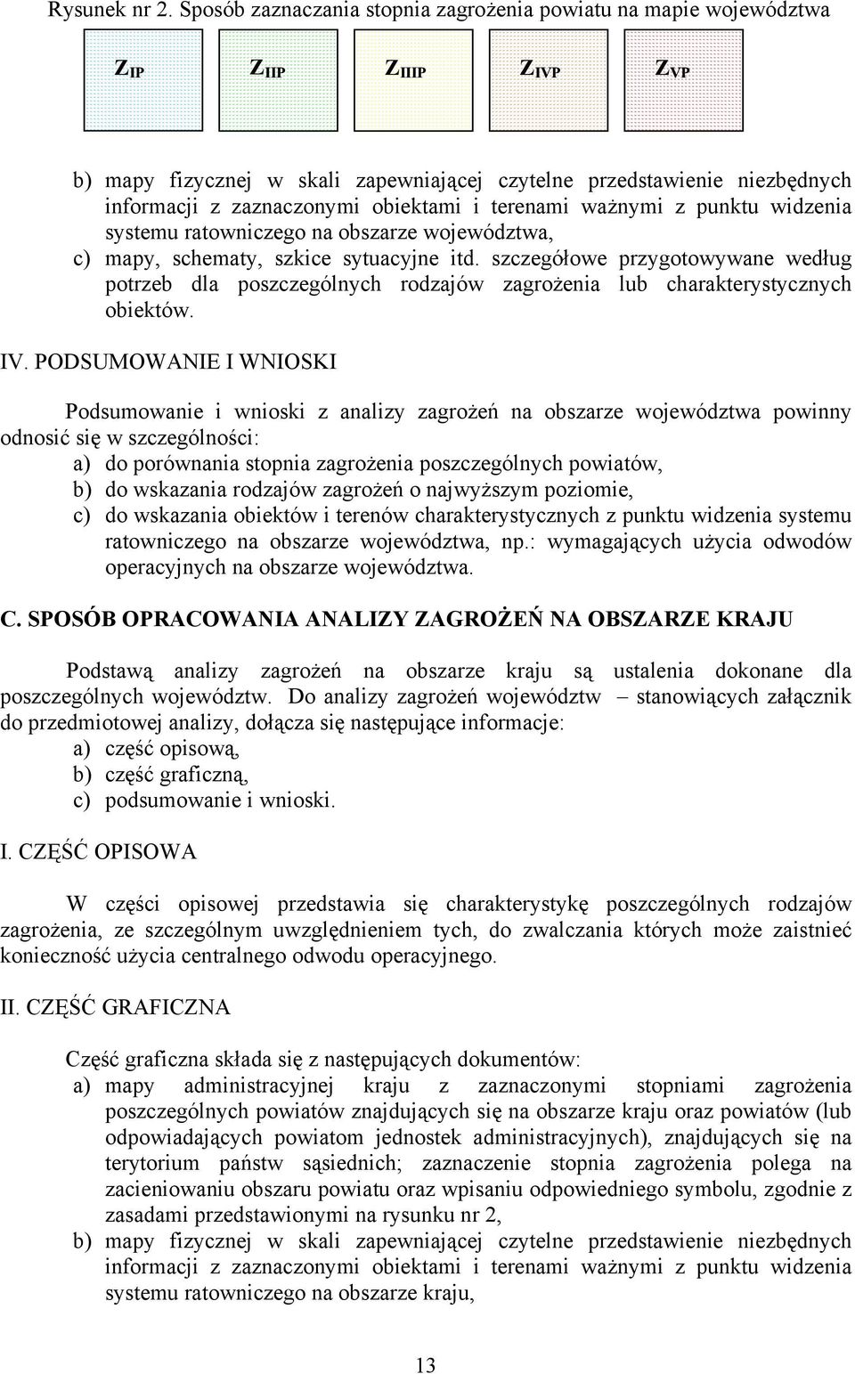 obiektami i terenami ważnymi z punktu widzenia systemu ratowniczego na obszarze województwa, c) mapy, schematy, szkice sytuacyjne itd.