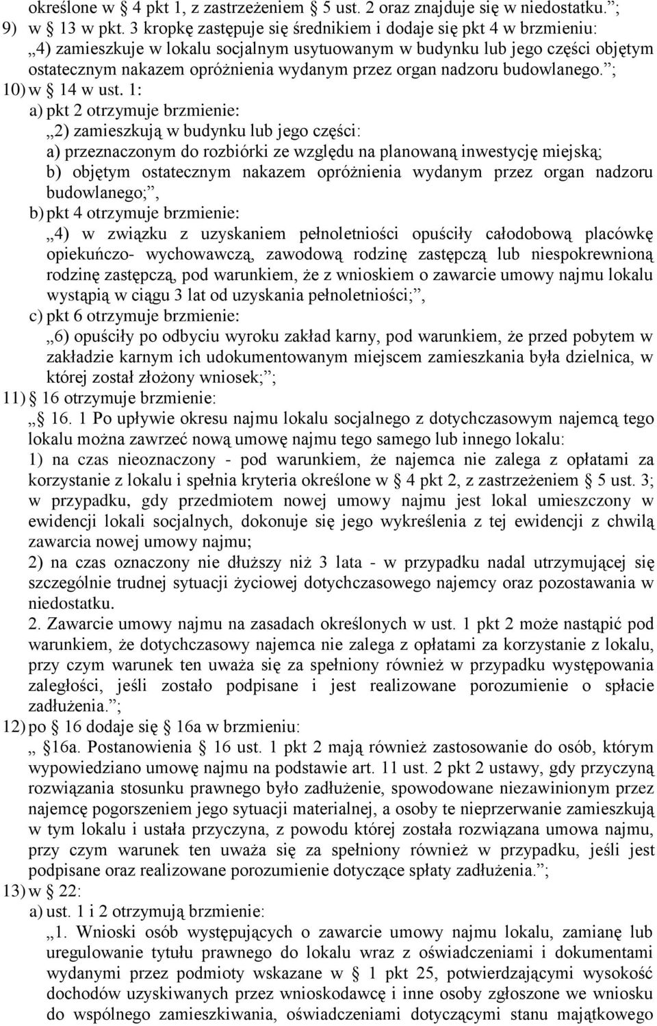nadzoru budowlanego. ; 10) w 14 w ust.