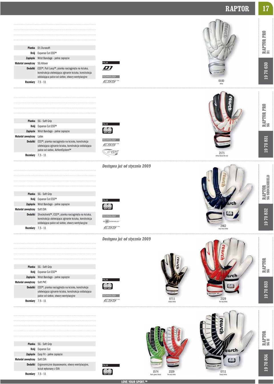 Latex Dodatki ESS, pianka naciągnięta na kciuka, konstrukcja ułatwiająca zginanie kciuka, konstrukcja oddalająca palce od siebie, AirVentSystem Pianka SG - Soft Grip Krój Expanse Cut ESS Zapięcie
