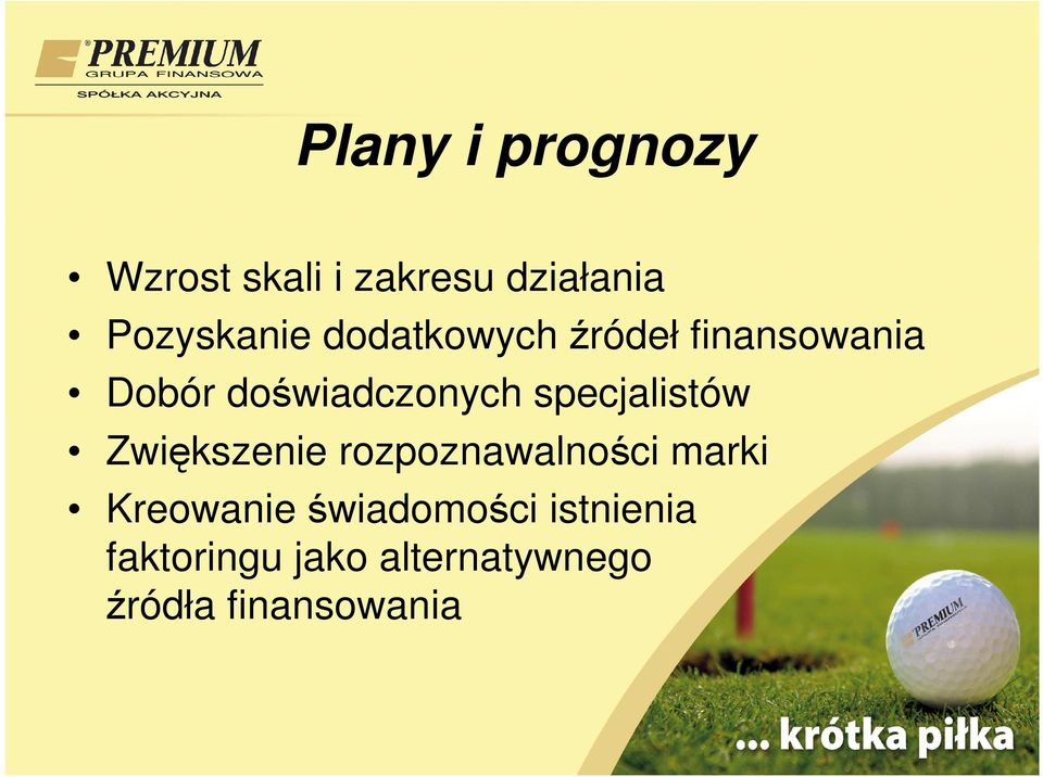 specjalistów Zwiększenie rozpoznawalności marki Kreowanie