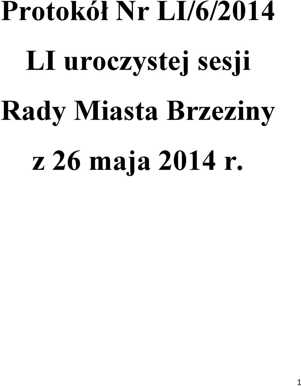 uroczystej sesji