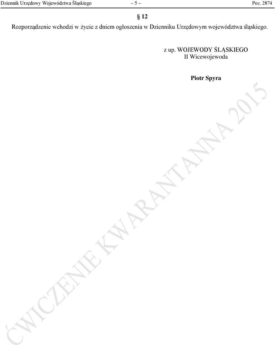 ogłoszenia w Dzienniku Urzędowym województwa