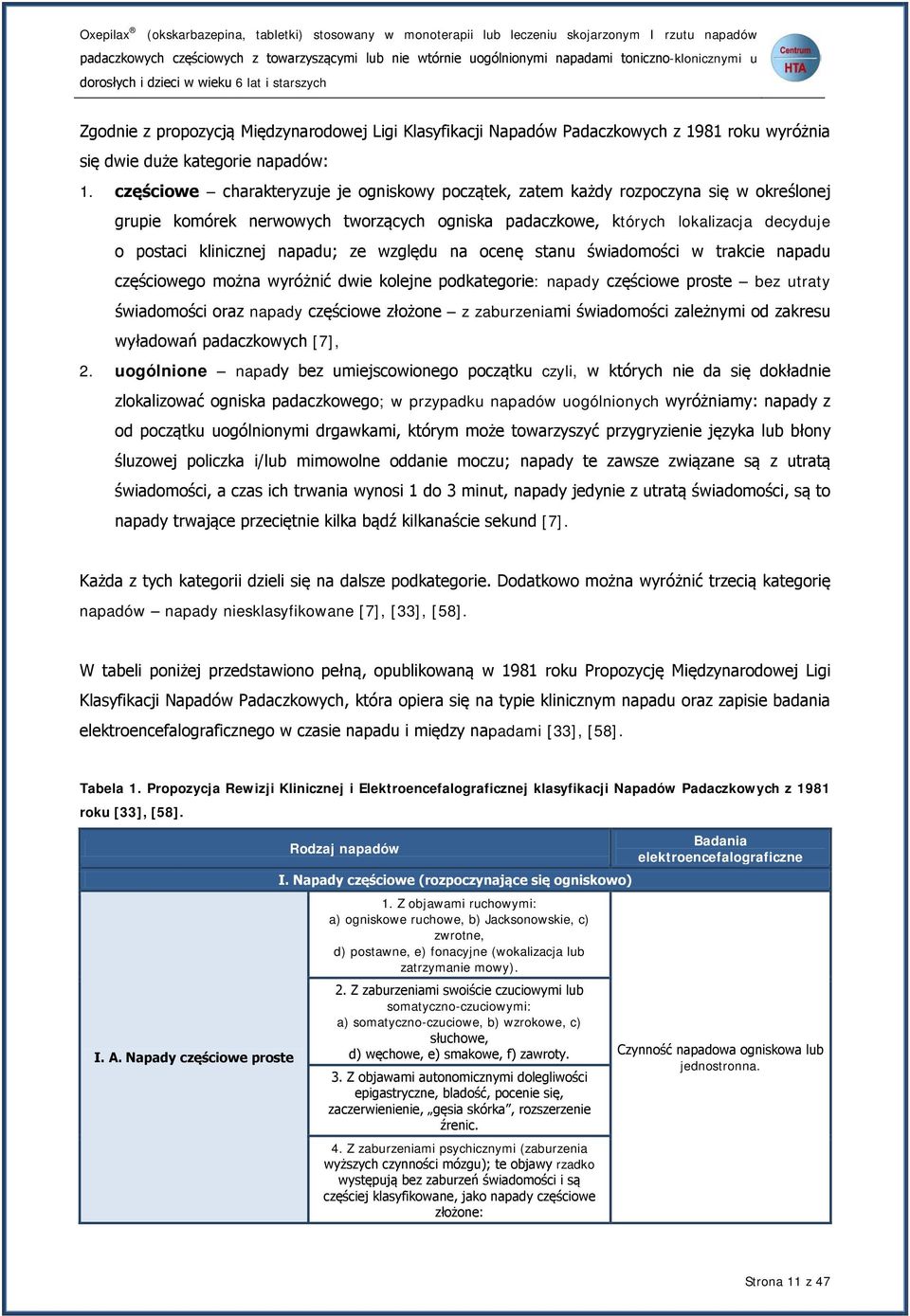 częściowe charakteryzuje je ogniskowy początek, zatem każdy rozpoczyna się w określonej grupie komórek nerwowych tworzących ogniska padaczkowe, których lokalizacja decyduje o postaci klinicznej