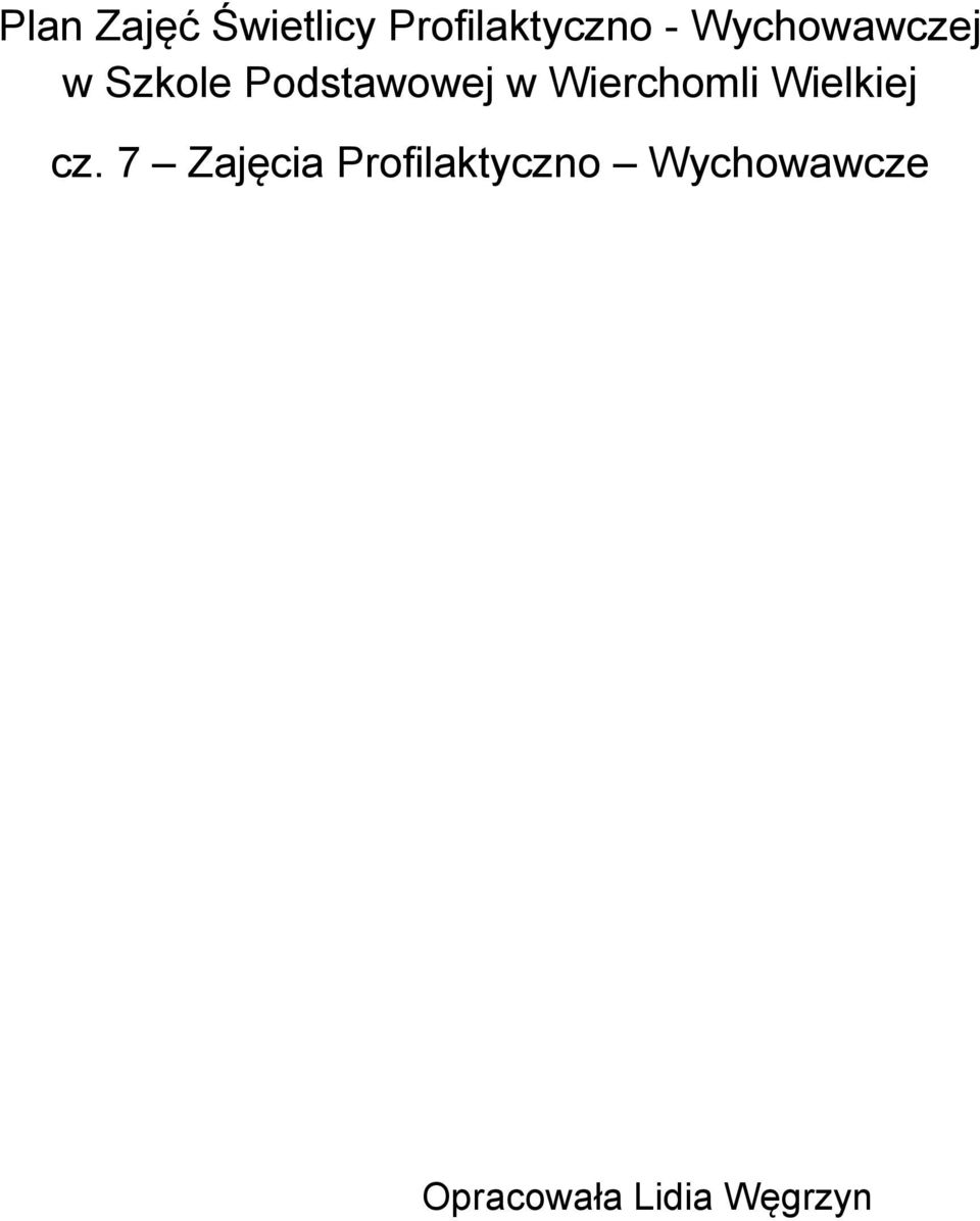Wierchomli Wielkiej cz.