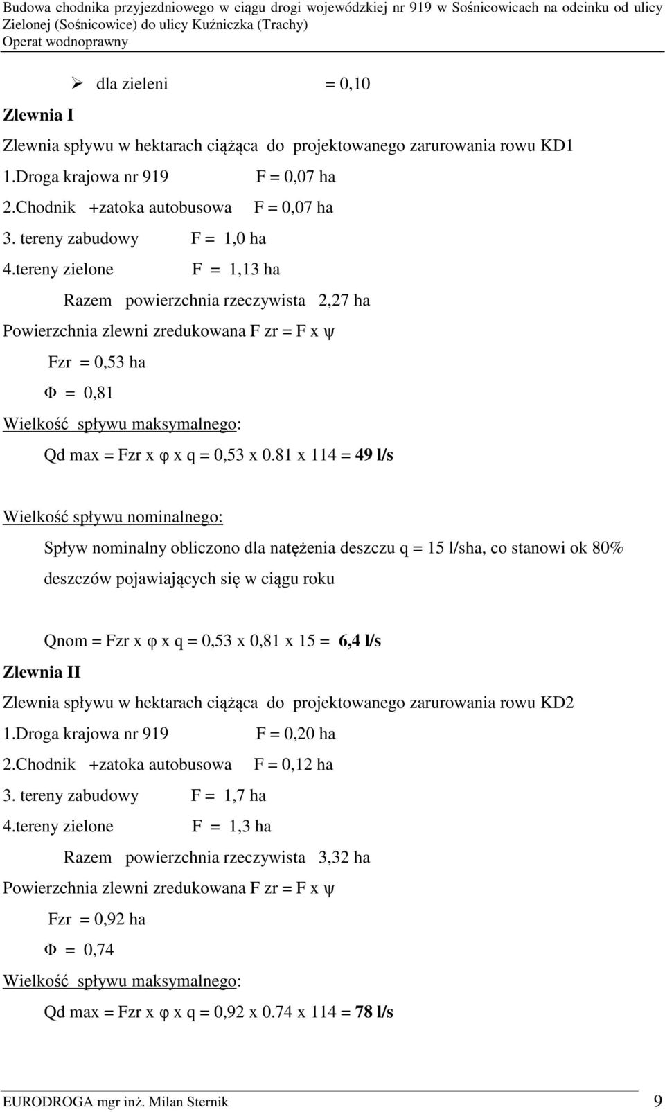 Fzr x φ x q = 0,53 x 0.