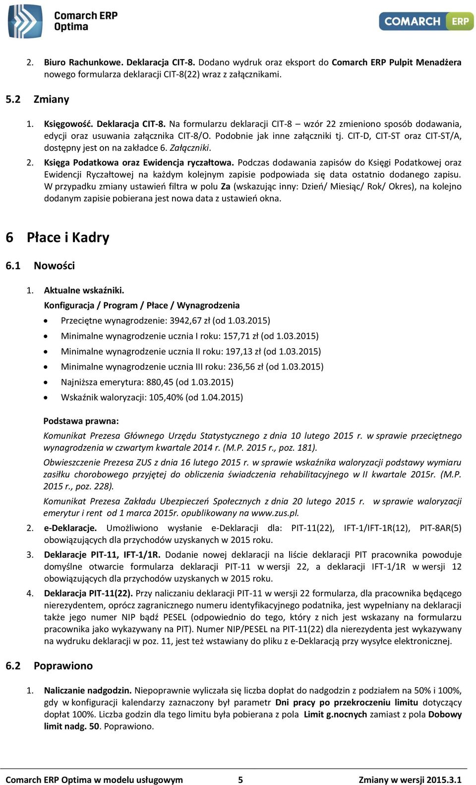 CIT-D, CIT-ST oraz CIT-ST/A, dostępny jest on na zakładce 6. Załączniki. 2. Księga Podatkowa oraz Ewidencja ryczałtowa.