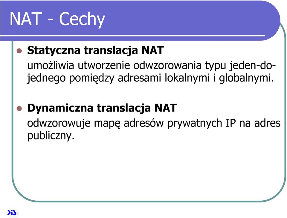 adresami lokalnymi i globalnymi.