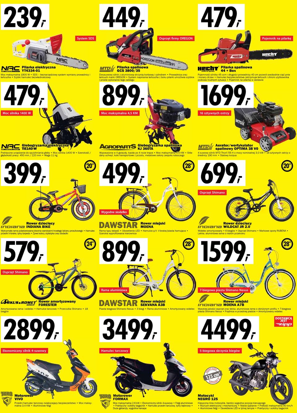 szybkie i proste 899, wykonanie tego zabiegu Pilarka spalinowa 44 + Box Pojemność silnika 45 ccm i długości prowadnicy 40 cm pozwoli swobodnie ciąć pnie i konary drzew Hamulec bezpieczeństwa