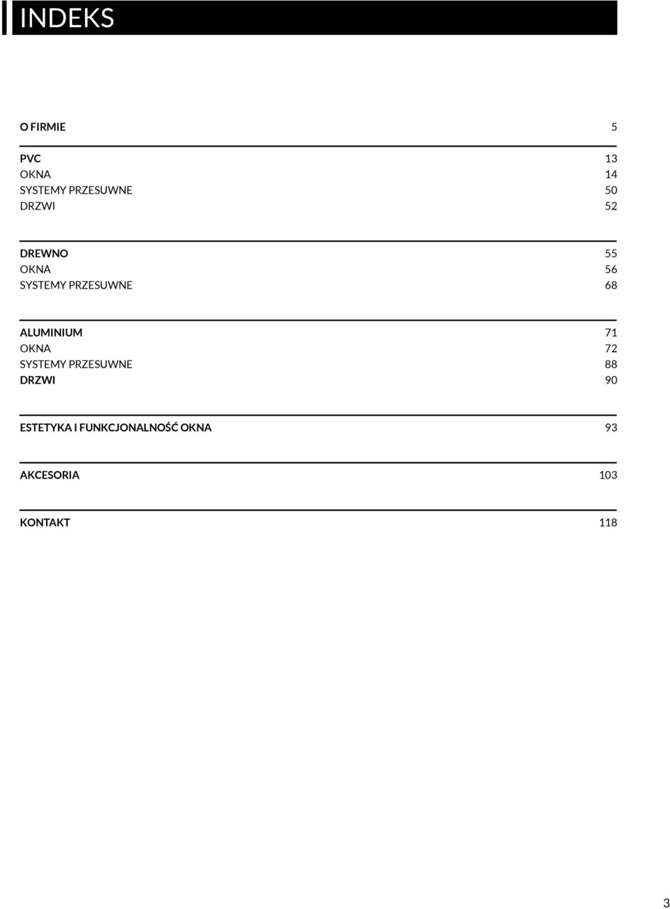 ALUMINIUM OKNA SYSTEMY PRZESUWNE DRZWI 71 72 88 90