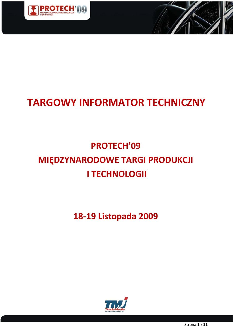 TARGI PRODUKCJI I TECHNOLOGII