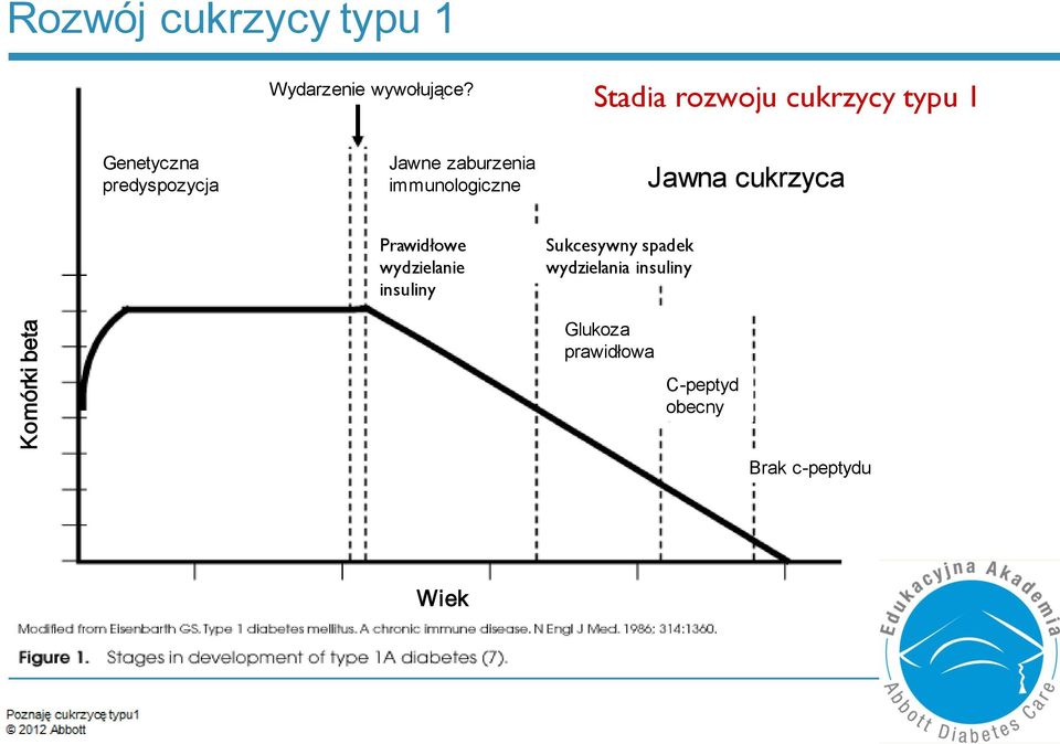 zaburzenia immunologiczne Jawna cukrzyca Prawidłowe wydzielanie