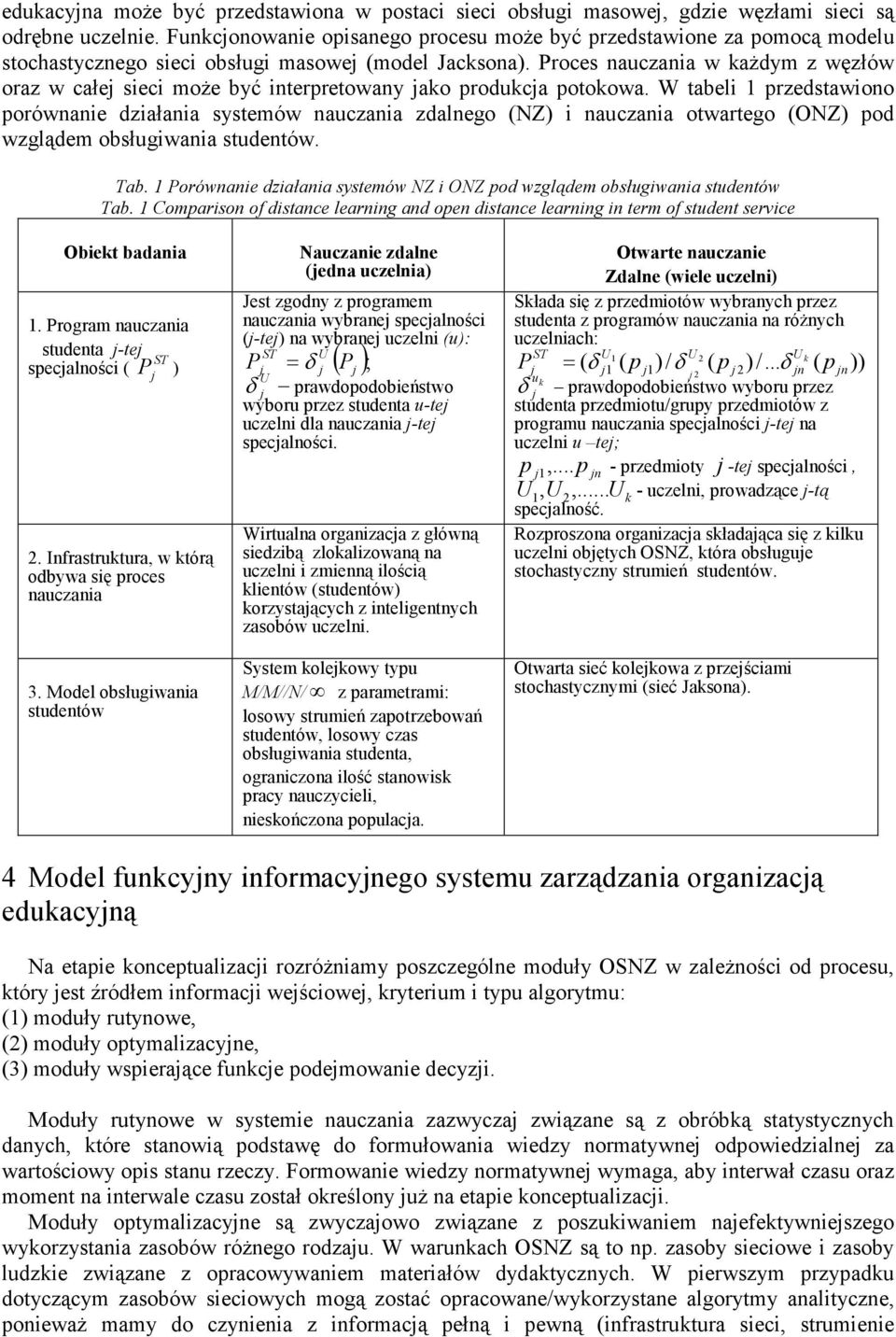 Proces nauczania w kaŝdym z węzłów oraz w całe sieci moŝe być interpretowany ako produkca potokowa.