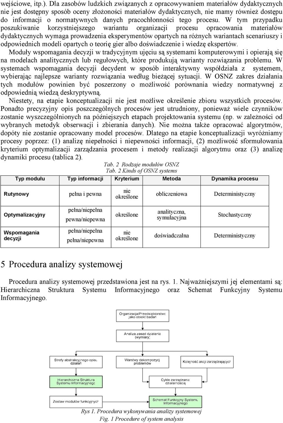 danych pracochłonności tego procesu.
