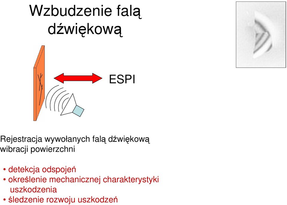 detekcja odspojeń określenie mechanicznej