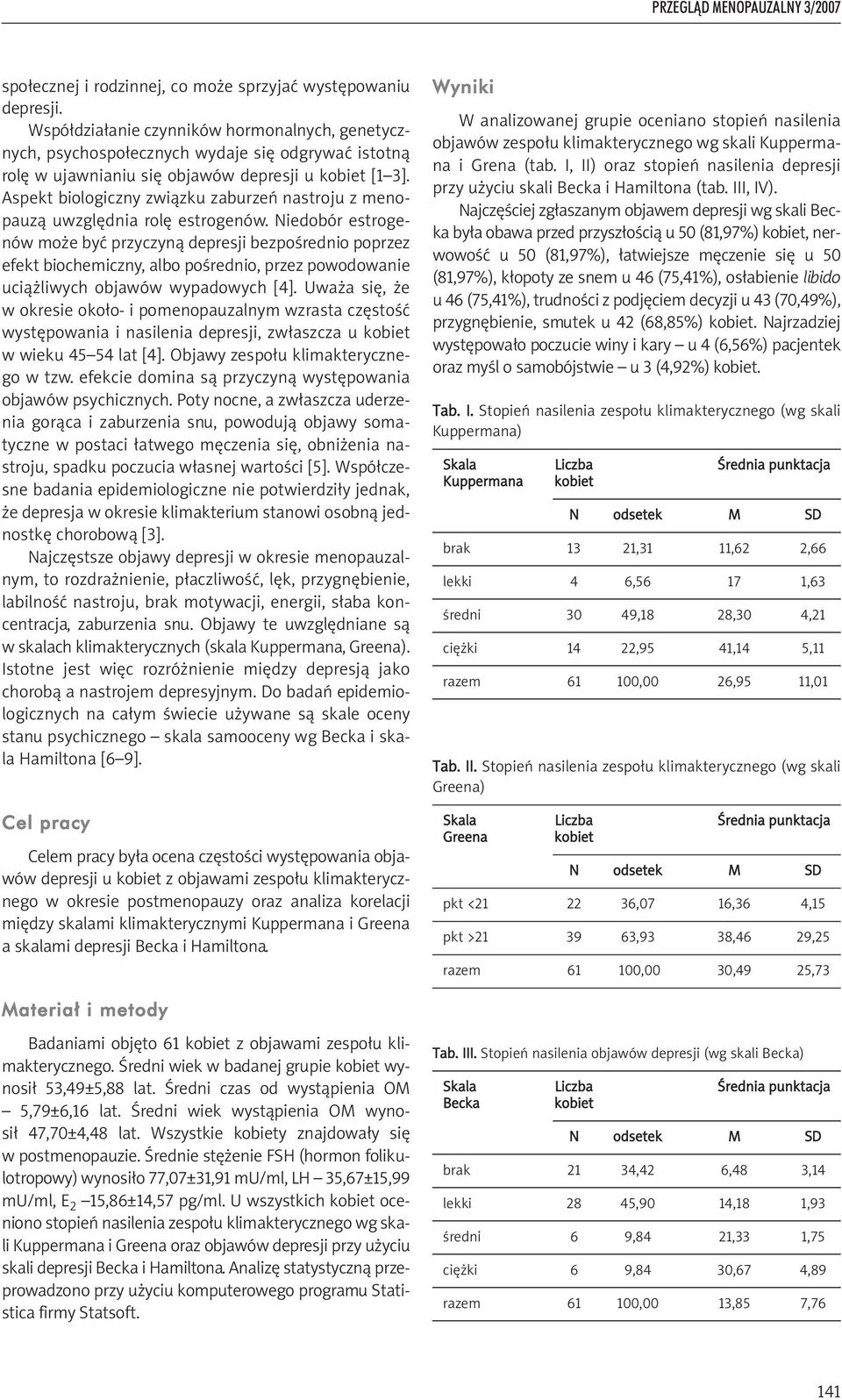 Aspekt biologiczny związku zaburzeń nastroju z menopauzą uwzględnia rolę estrogenów.