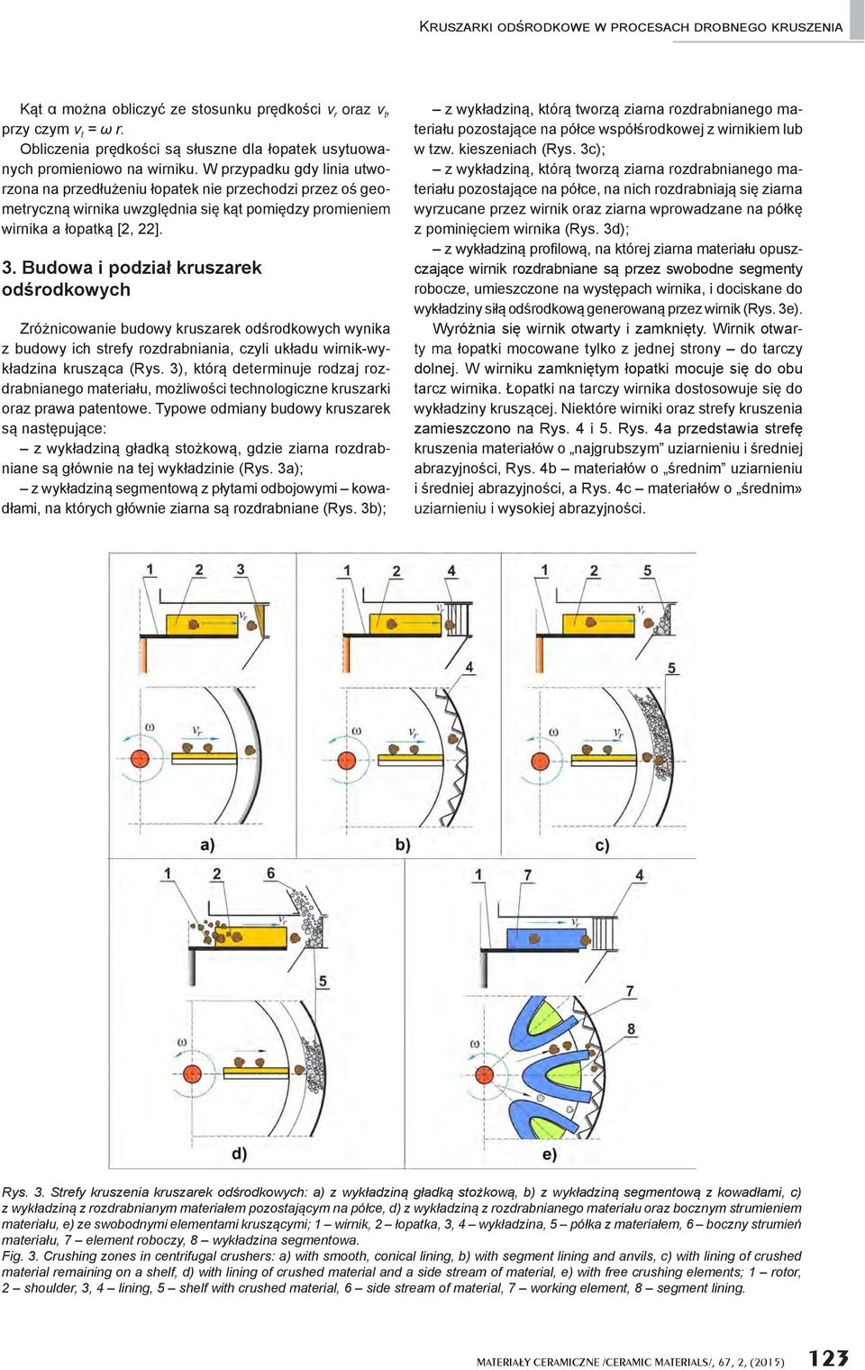 W przypadku gdy linia utworzona na przedłużeniu łopatek nie przechodzi przez oś geometryczną wirnika uwzględnia się kąt pomiędzy promieniem wirnika a łopatką [2, 22]. 3.