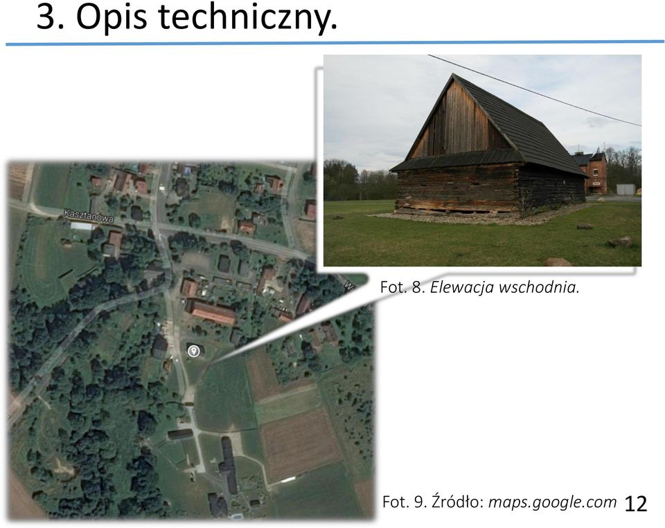 Elewacja wschodnia.