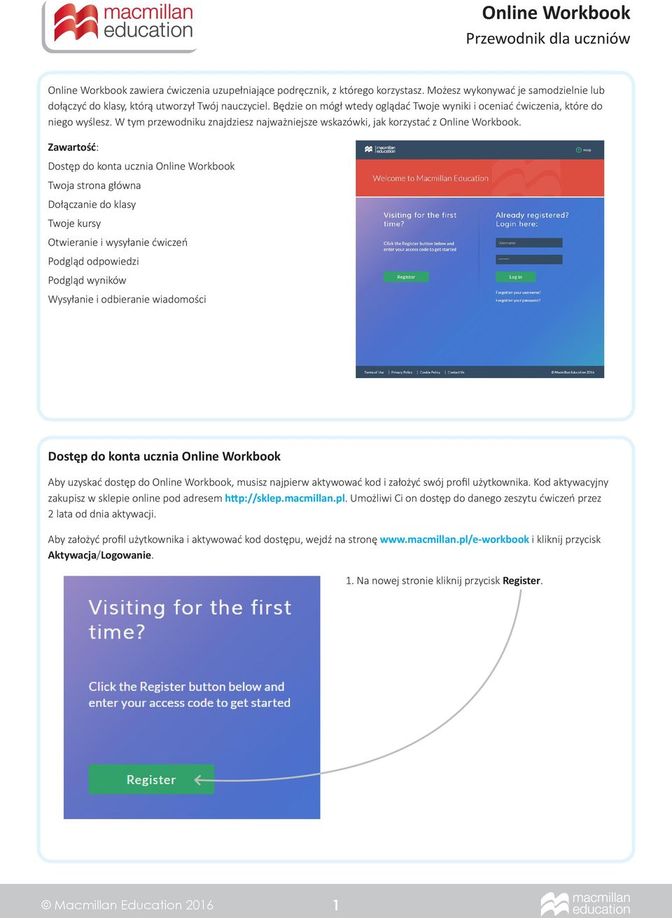 W tym przewodniku znajdziesz najważniejsze wskazówki, jak korzystać z Online Workbook.