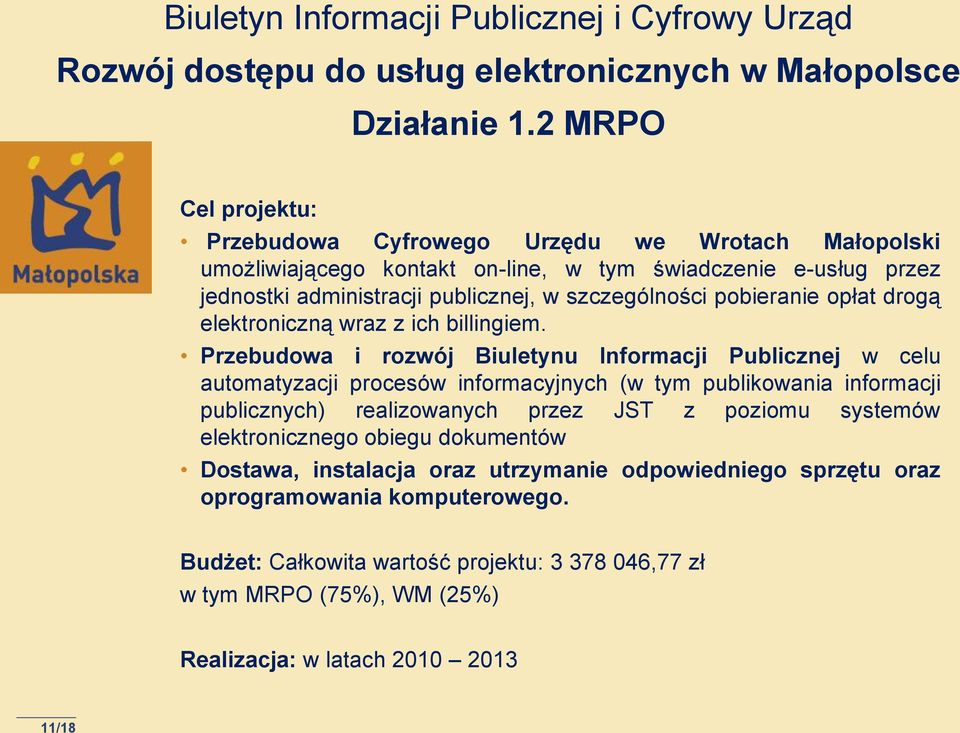 pobieranie opłat drogą elektroniczną wraz z ich billingiem.