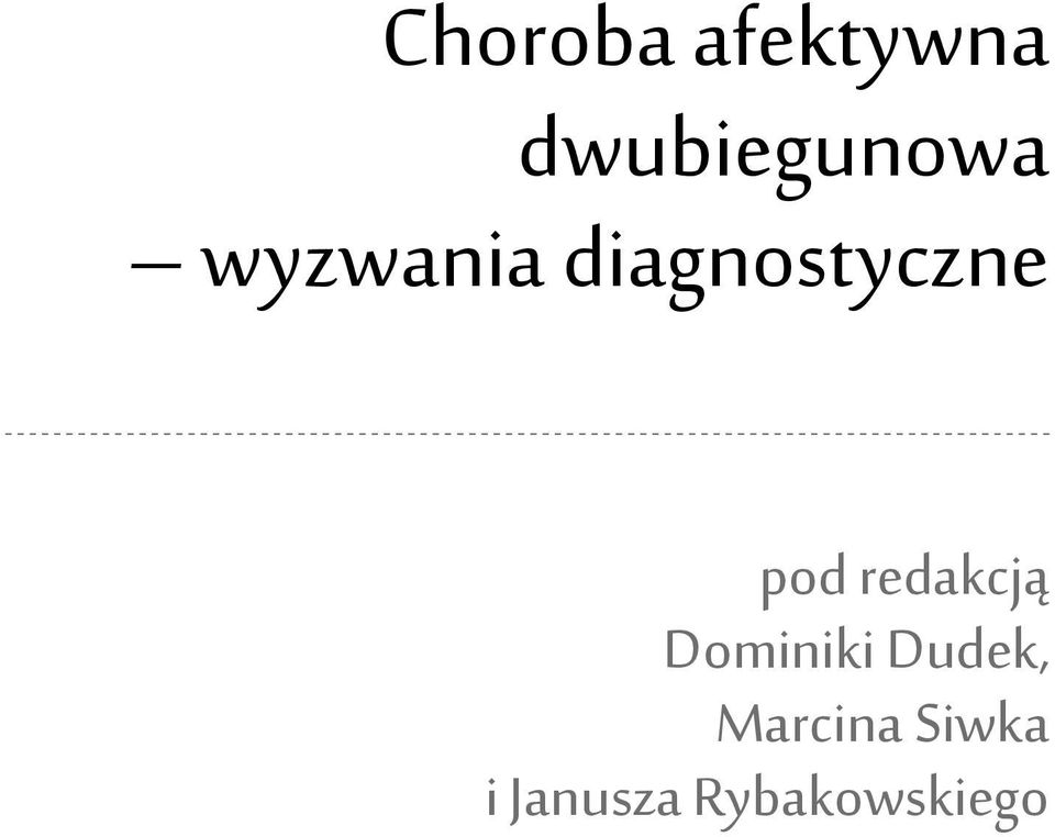 diagnostyczne pod redakcją