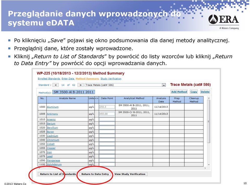 Przeglądnij dane, które zostały wprowadzone.