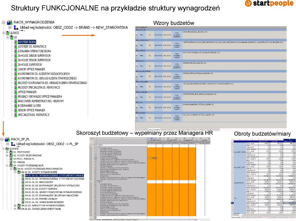 Wzory budżetów Skoroszyt budżetowy