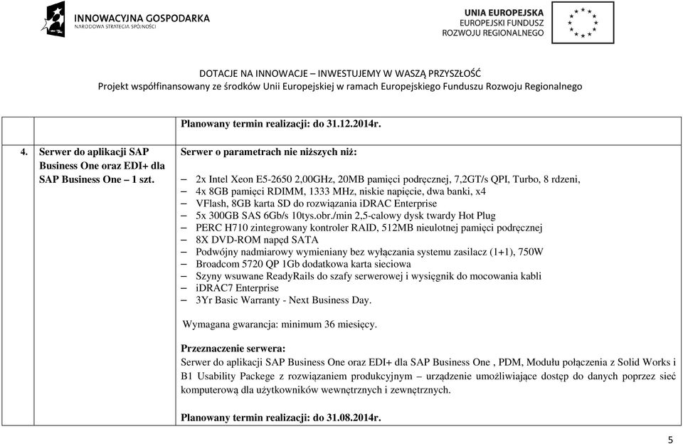 karta SD do rozwiązania idrac Enterprise 5x 300GB SAS 6Gb/s 10tys.obr.