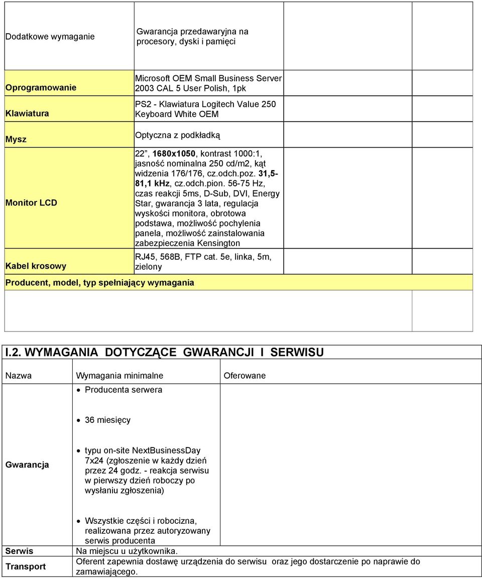 cz.odch.poz. 31,5-81,1 khz, cz.odch.pion.