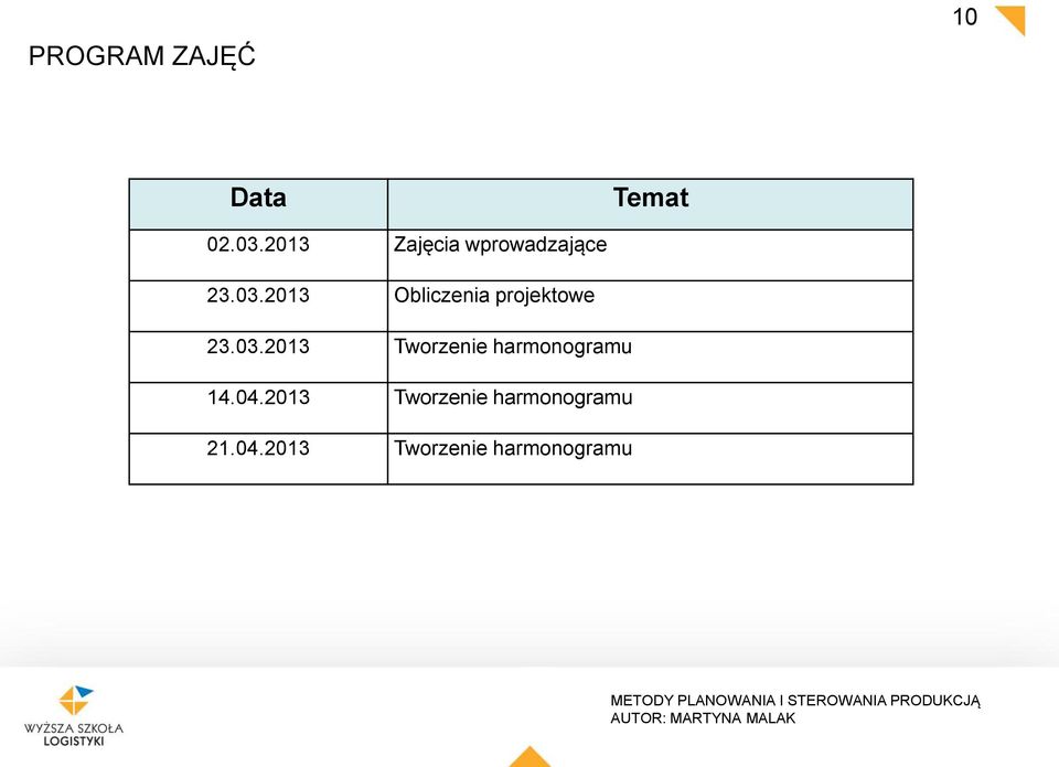 2013 Obliczenia projektowe 23.03.