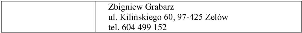 60, 97-425 Zelów