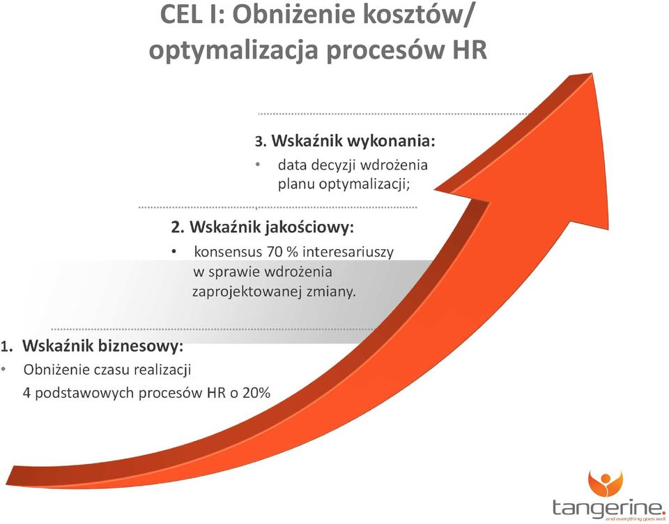 Wskaźnik jakościowy: konsensus 70 % interesariuszy w sprawie wdrożenia