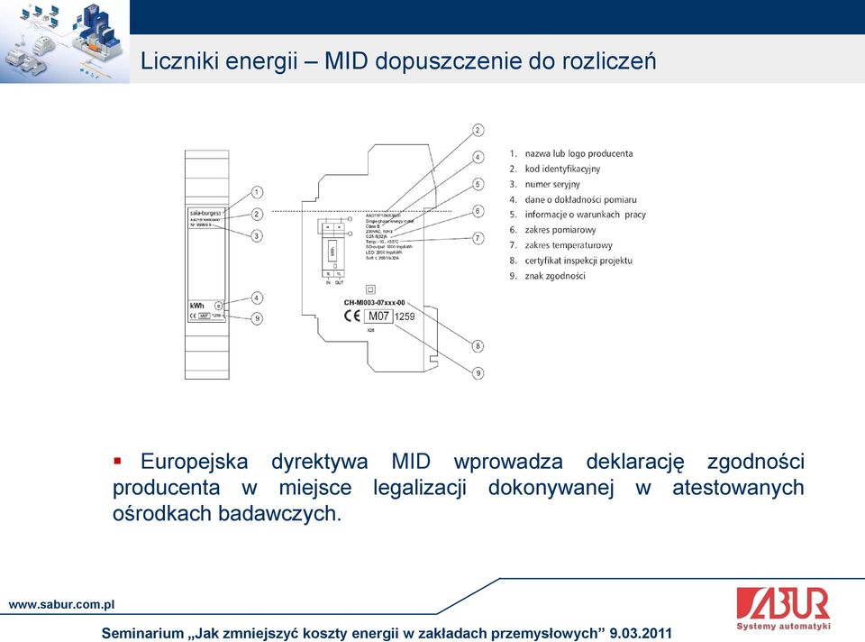 deklarację zgodności producenta w miejsce