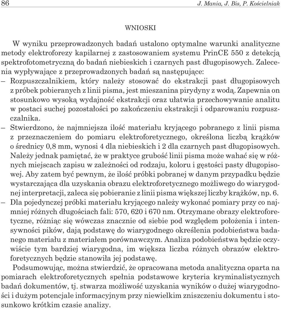 niebieskich i czarnych past d³ugopisowych.