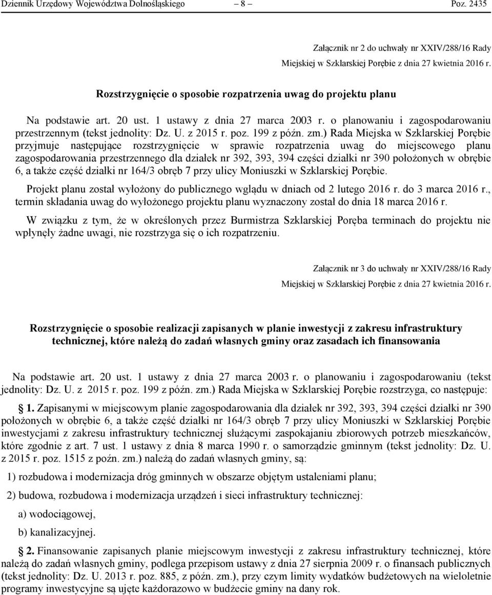 z 2015 r. poz. 199 z późn. zm.