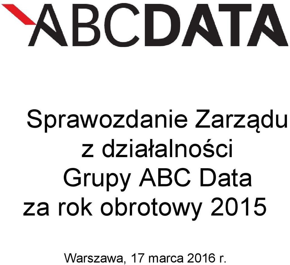 Data za rok obrotowy