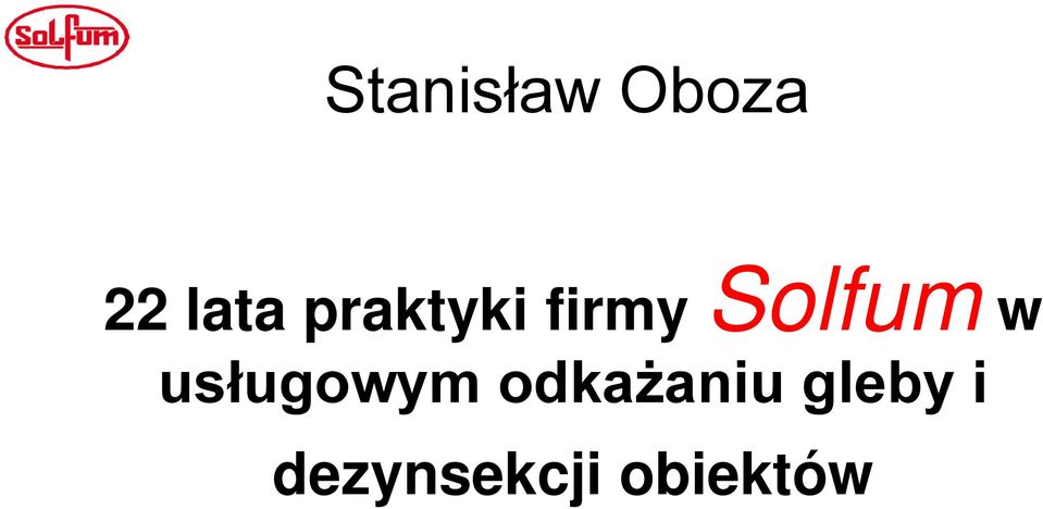 usługowym odkażaniu