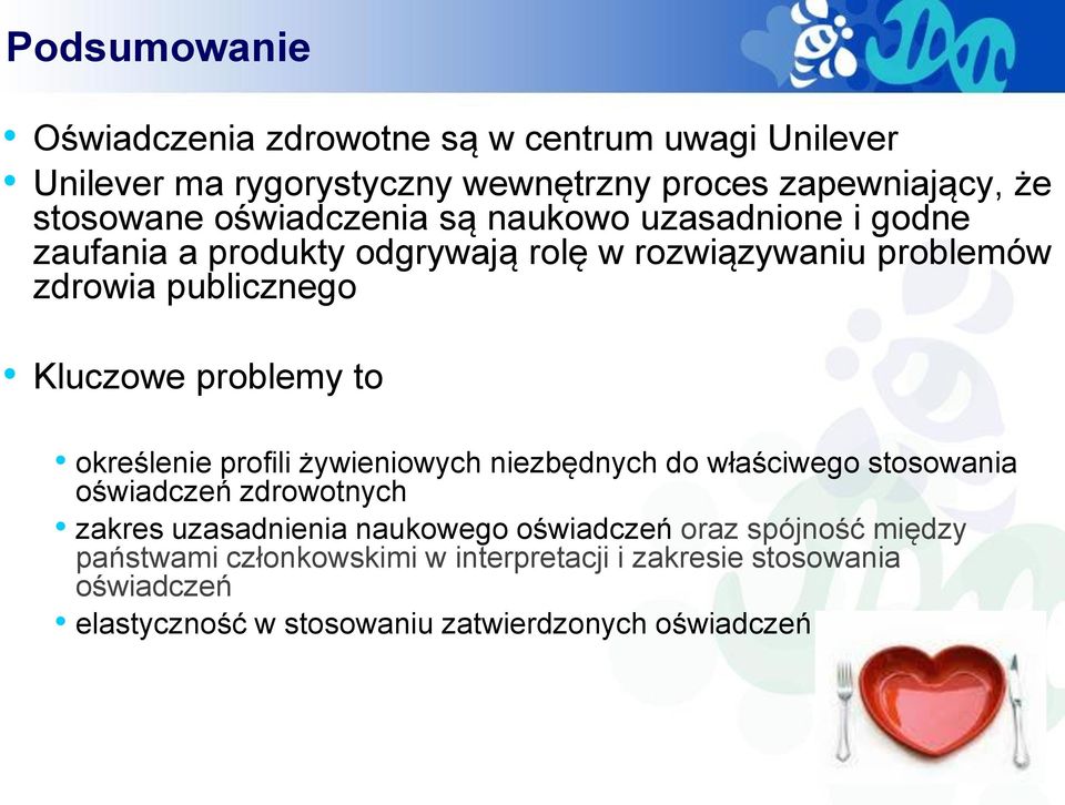 problemy to określenie profili żywieniowych niezbędnych do właściwego stosowania oświadczeń zdrowotnych zakres uzasadnienia naukowego