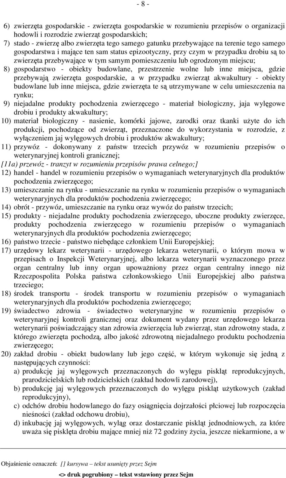 gospodarstwo - obiekty budowlane, przestrzenie wolne lub inne miejsca, gdzie przebywają zwierzęta gospodarskie, a w przypadku zwierząt akwakultury - obiekty budowlane lub inne miejsca, gdzie