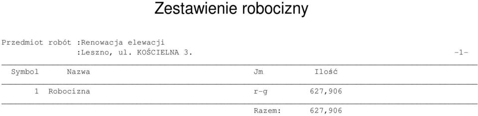 ul. KOŚCIELNA 3.