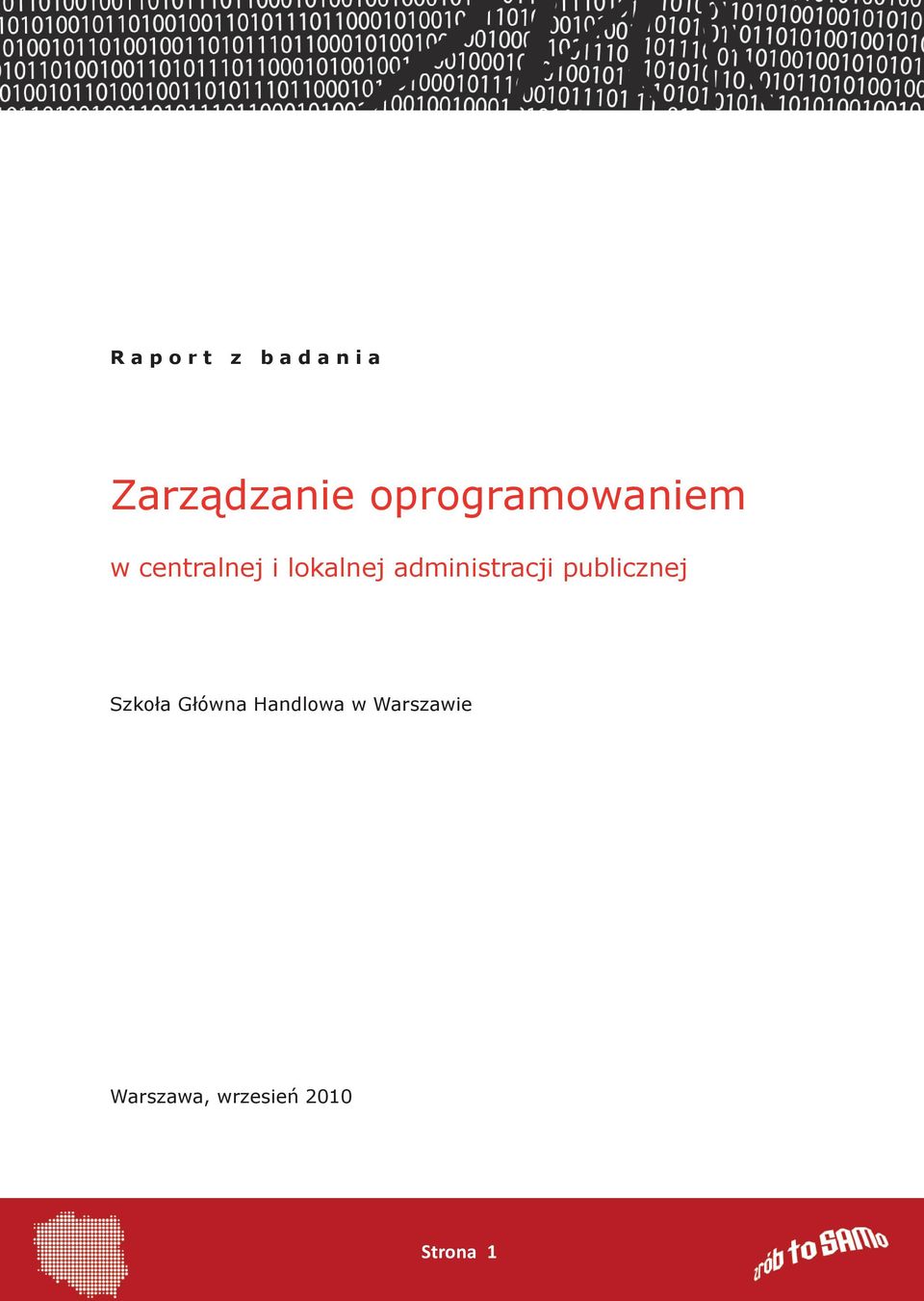 administracji publicznej Szkoła Główna