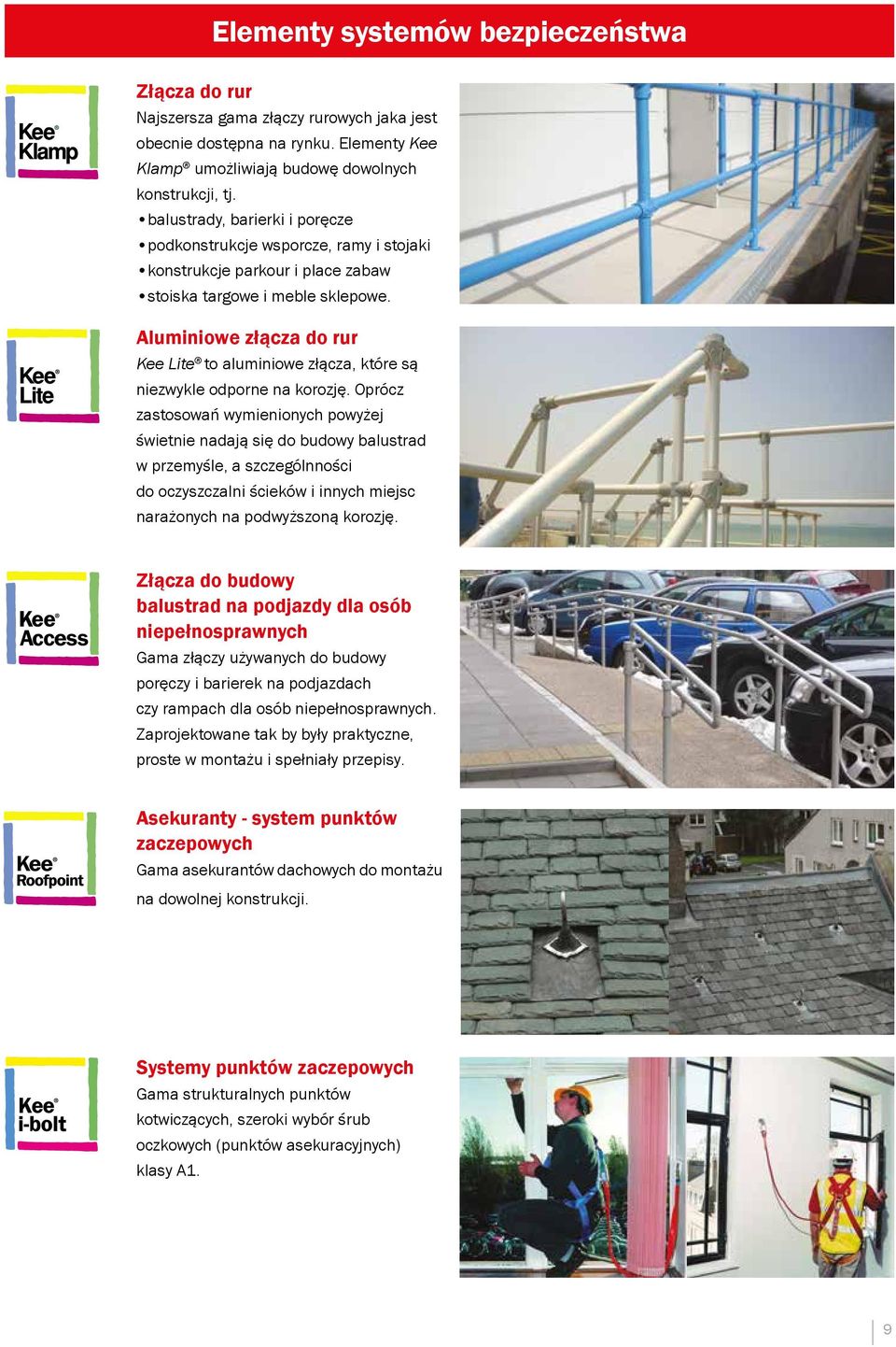Aluminiowe złącza do rur Kee Lite to aluminiowe złącza, które są niezwykle odporne na korozję.