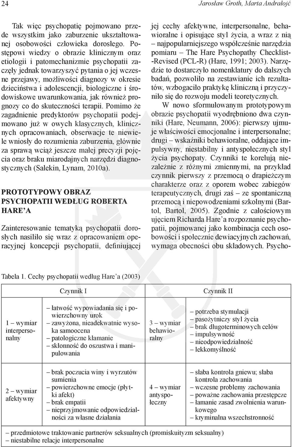 biologiczne i środowiskowe uwarunkowania, jak również prognozy co do skuteczności terapii.