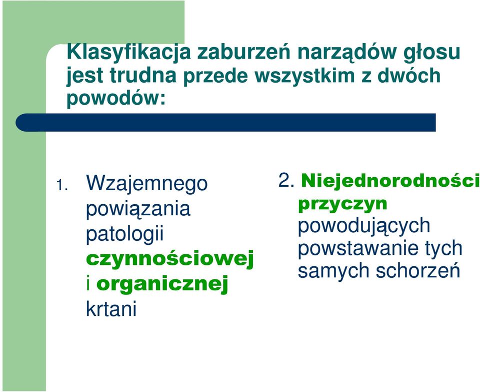 Wzajemnego powiązania patologii czynnościowej i