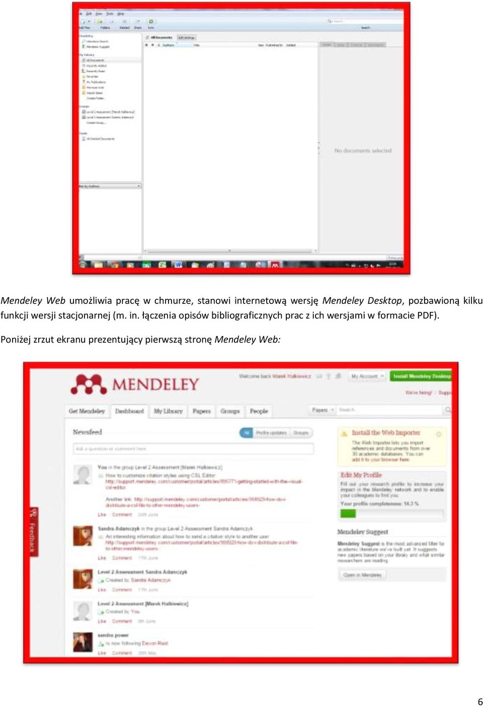 in. łączenia opisów bibliograficznych prac z ich wersjami w formacie