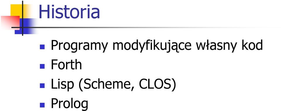 własny kod Forth