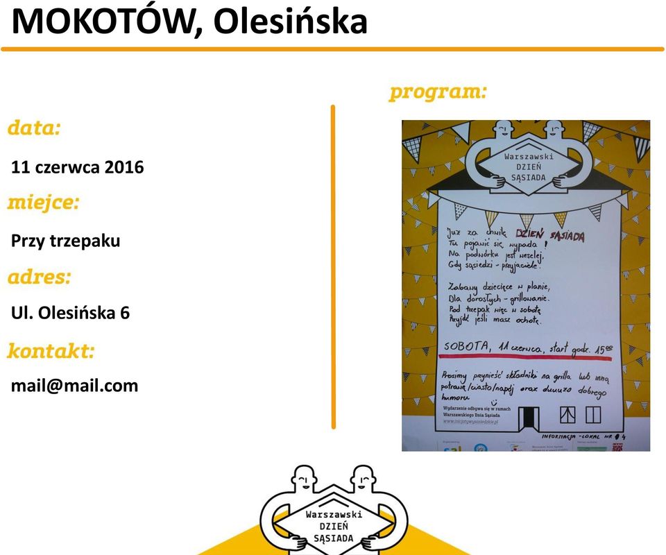 Przy trzepaku Ul.