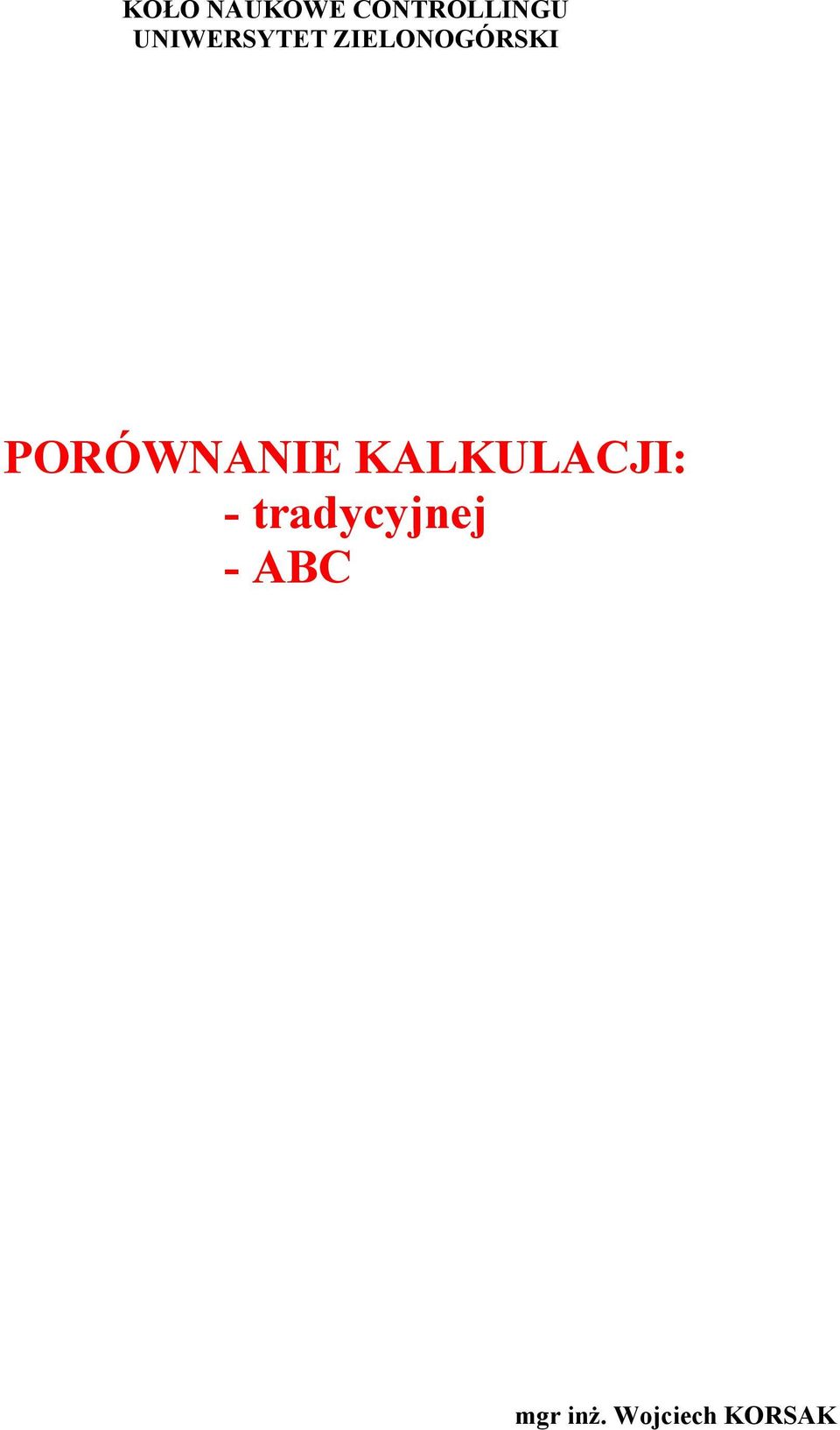 UNIWERSYTET