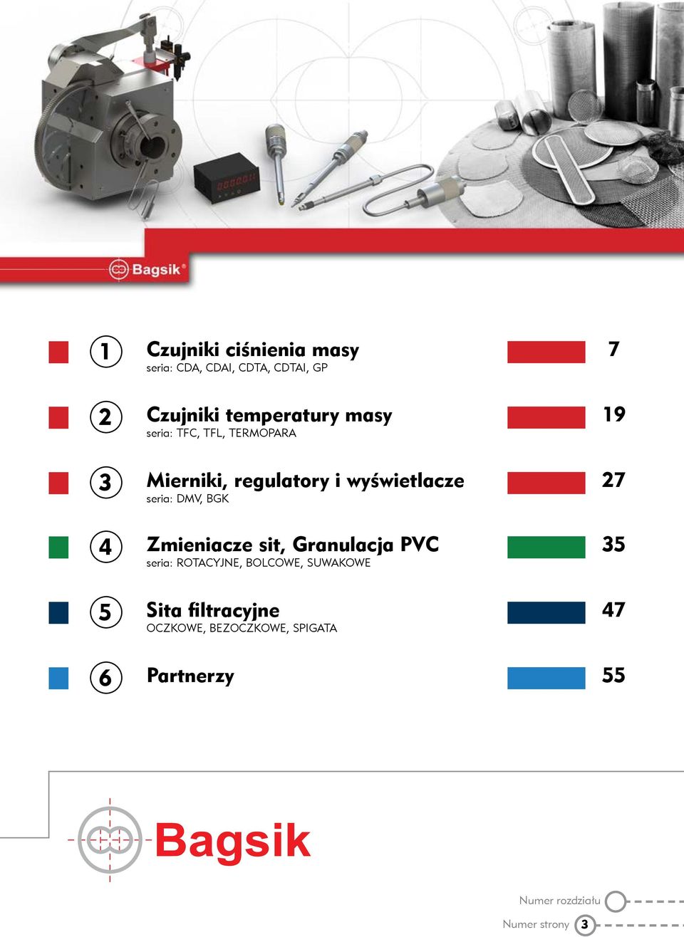 DMV, BGK Zmieniacze sit, Granulacja PVC seria: ROTACYJNE, BOLCOWE, SUWAKOWE Sita
