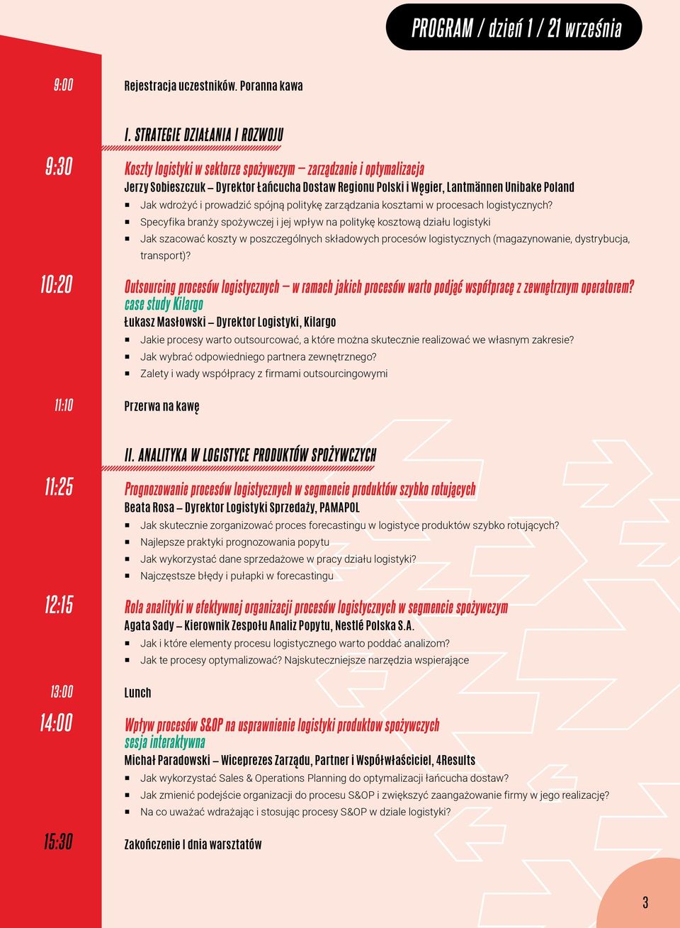 wdrożyć i prowadzić spójną politykę zarządzania kosztami w procesach logistycznych?