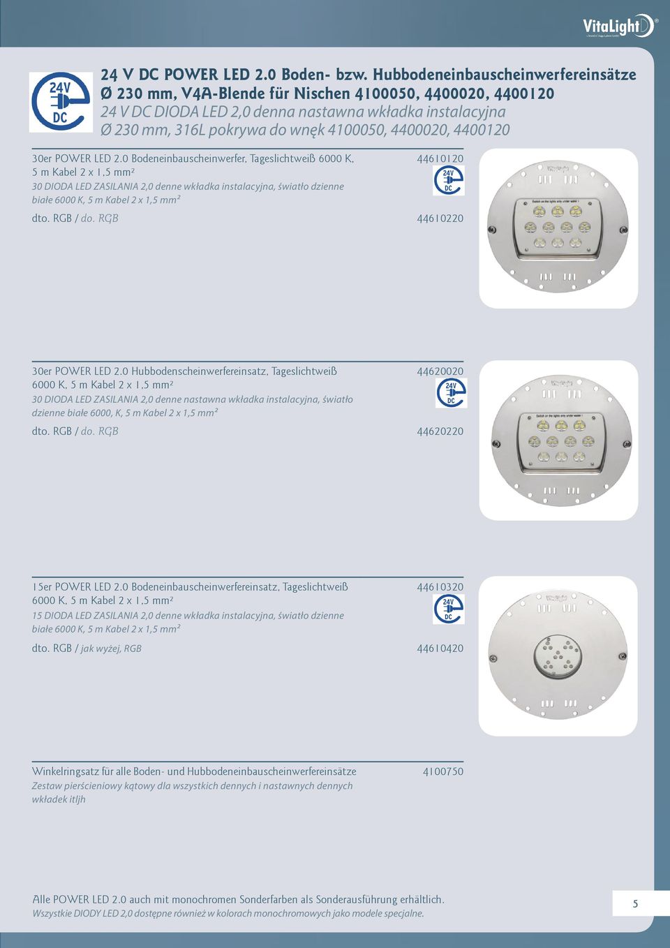 4400020, 4400120 30er POWER LED 2.